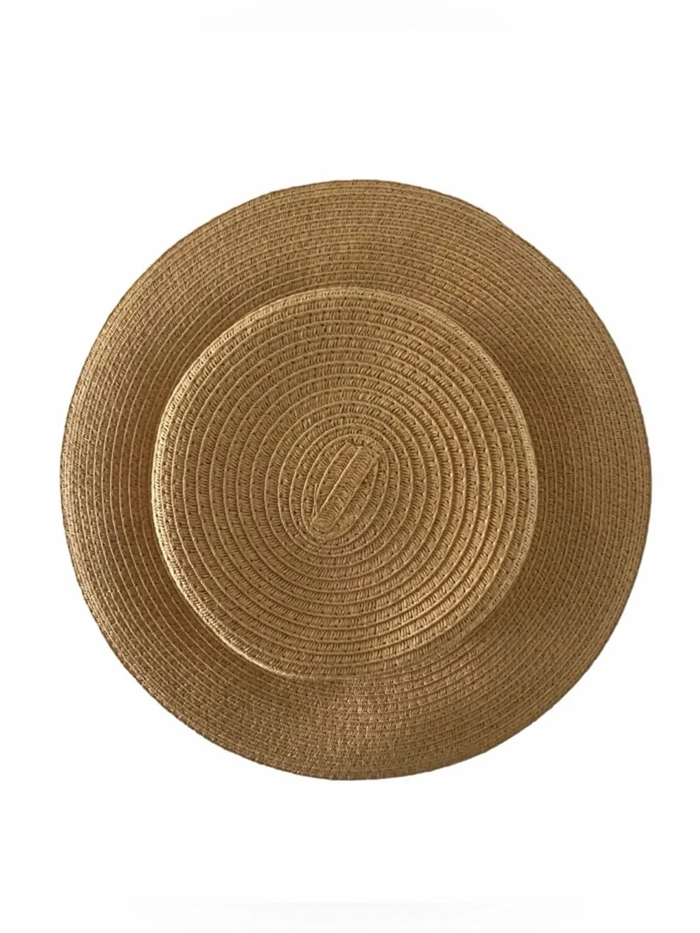 Old Navy Paper Straw Wide Brim Sun Hat Tan S/M Beach Boho